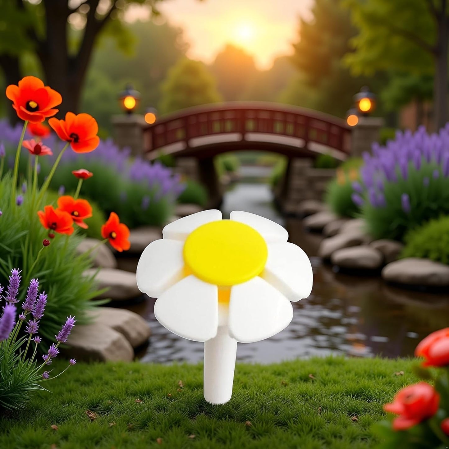 Round Cubic Cat Fountain Replacement Flower Nozzle Head for Dogs Stainless Steel Top Water Dispenser Yellow Orange pet Water Fountain Flower top Replacement Yellow Pond Pump Nozzles