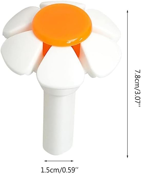 Round Cubic Cat Fountain Replacement Flower Nozzle Head for Dogs Stainless Steel Top Water Dispenser Yellow Orange pet Water Fountain Flower top Replacement Yellow Pond Pump Nozzles