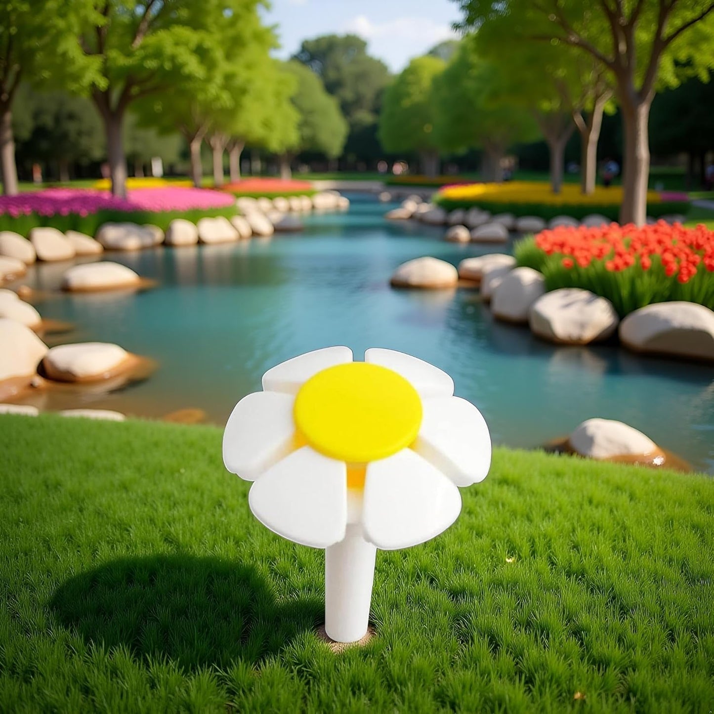 Round Cubic Cat Fountain Replacement Flower Nozzle Head for Dogs Stainless Steel Top Water Dispenser Yellow Orange pet Water Fountain Flower top Replacement Yellow Pond Pump Nozzles