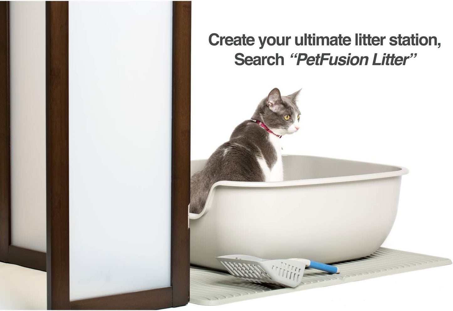 BetterBox Non-Stick Large Litter Box, Pet Safe Coating for Easier Cleaning, Open Top Promotes Healthy Usage, Made of Stronger ABS Plastic