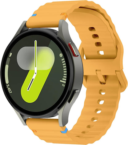 Soft Silicone Sport 22mm 20mm Quick Release Watch Band | Breathable Smart Watch Strap for Women Men, Metal Buckle