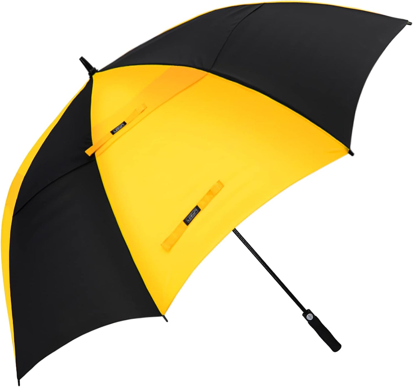 47/54/62/68/72 Inch Golf Umbrella Windproof Auto Open Large Umbrella | Oversized Stick Umbrella, Extra Large, Vented Double Canopy, Waterproof 210T Pongee Fabric, Fiberglass Frame, EVA Foam Handle