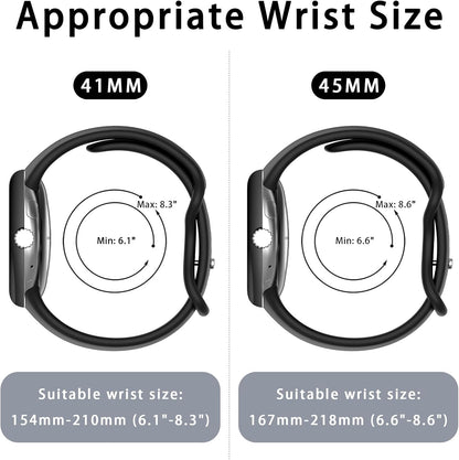 Band Compatible with Google Pixel Watch 1/2/3/4, Soft Silicone Sport Replacement Straps Bracelet for Google Pixel Watch