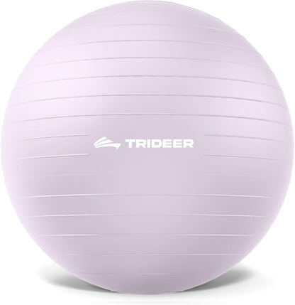 Exercise Ball, Stability Yoga Ball for Physical Therapy, Active Sitting, Pregnancy & Birth Labor Prep, Core Strength, Balance Training, Posture Improvement and Daily Stretching, 55/65/75cm