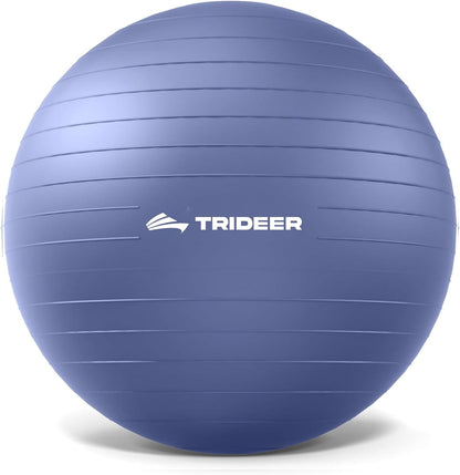 Exercise Ball, Stability Yoga Ball for Physical Therapy, Active Sitting, Pregnancy & Birth Labor Prep, Core Strength, Balance Training, Posture Improvement and Daily Stretching, 55/65/75cm