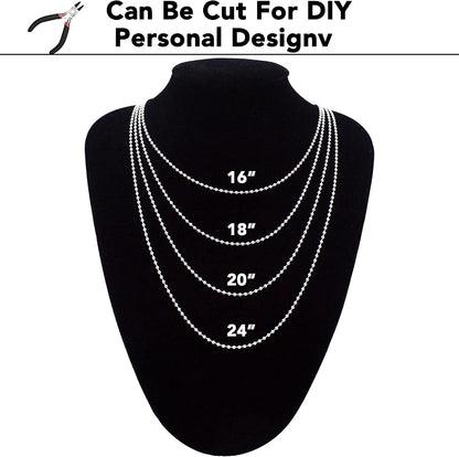 33ft Gold Chain for Jewelry Making Non-Tarnish 18K Gold Plated Stainless Steel Jewelry Chain for Jewelry Making Findings Supplies for Valentines Day Necklaces Earrings Bracelets DIY Crafts - 2mm Links