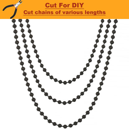 33ft Gold Chain for Jewelry Making Non-Tarnish 18K Gold Plated Stainless Steel Jewelry Chain for Jewelry Making Findings Supplies for Valentines Day Necklaces Earrings Bracelets DIY Crafts - 2mm Links