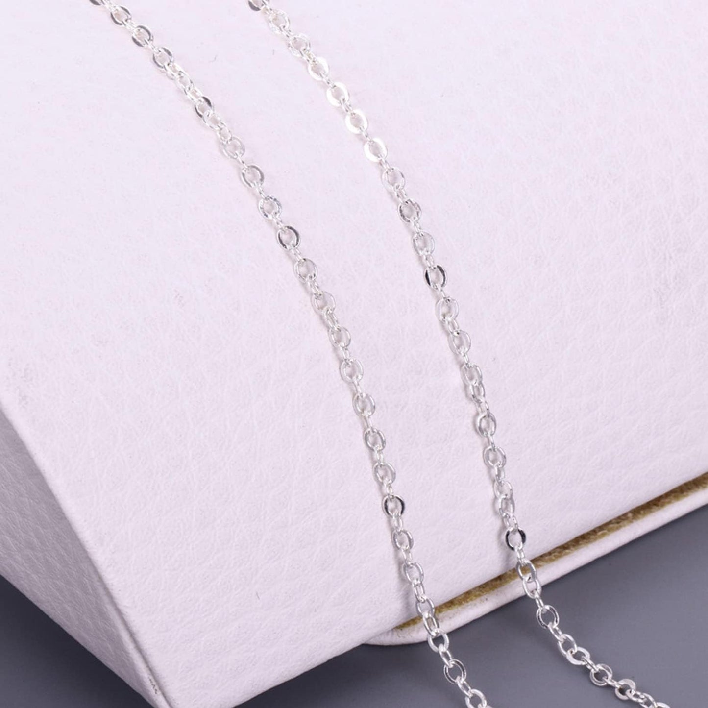 33ft Gold Chain for Jewelry Making Non-Tarnish 18K Gold Plated Stainless Steel Jewelry Chain for Jewelry Making Findings Supplies for Valentines Day Necklaces Earrings Bracelets DIY Crafts - 2mm Links