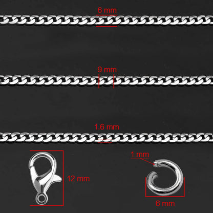 33ft Gold Chain for Jewelry Making Non-Tarnish 18K Gold Plated Stainless Steel Jewelry Chain for Jewelry Making Findings Supplies for Valentines Day Necklaces Earrings Bracelets DIY Crafts - 2mm Links