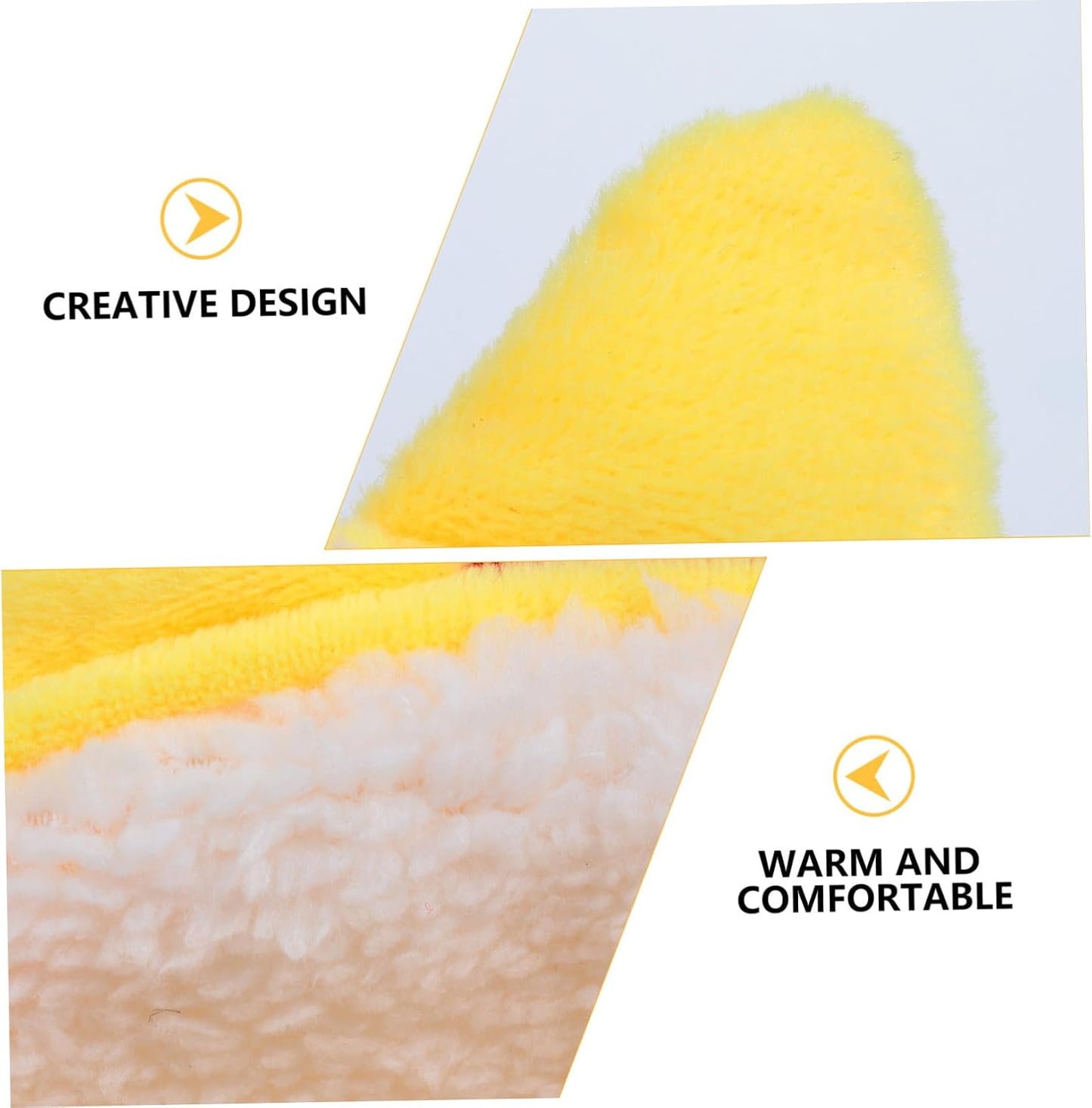 Warm Nest Bed for Small Pets Yellow Mat Cozy Guinea Pig Hideout Pet Hamster Nest