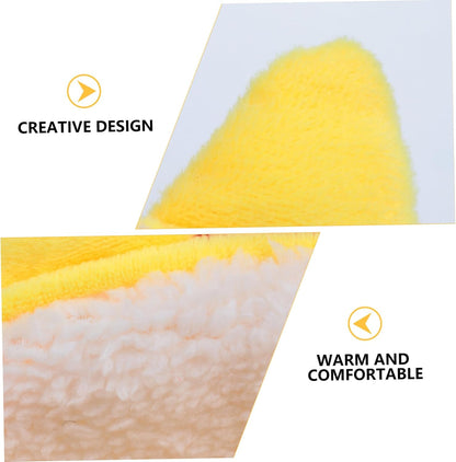 Warm Nest Bed for Small Pets Yellow Mat Cozy Guinea Pig Hideout Pet Hamster Nest