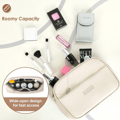 Womens Gym Tote Duffle Bag with Wet Pocket & Shoe Compartment, Sports Duffel Overnight Weekender Hospital Workout Carry on Bag for Girls, Ideal for Travel, Swimming, Dance, Ballet Beige