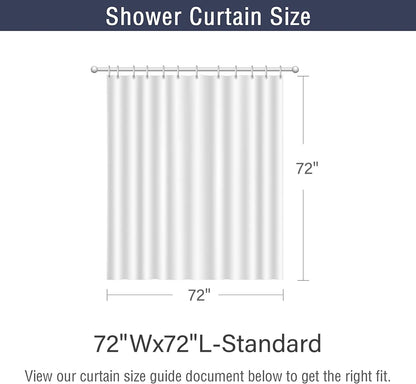 Yellow Marble Shower Curtain, Yellow Mix White Ombre Modern Abstract Wave Luxury Bathroom Curtain Bathtub Home Decor Waterproof Fabric Machine Washable with 12 PCS Hooks,72" Wx72 L