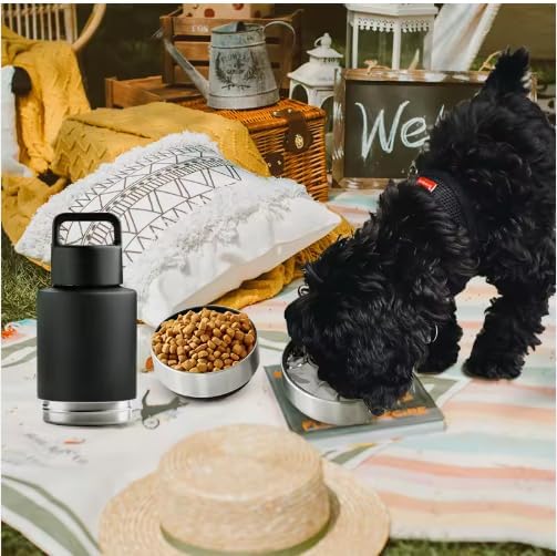 Travel Water Bottle for Dogs - Ideal Dog Mom Gifts - Convenient Travel Dog Bowls - Perfect for Hydration on the Go - Portable Solution for Pet Owners (Yellow)