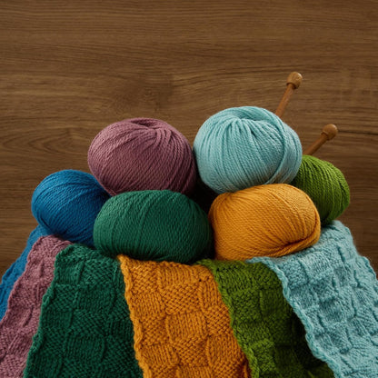 100% Merino Wool Yarn 3-Ply Luxurious and Soft Yarn for Hand Knitting & Crocheting (Naples Yellow,1Ball)