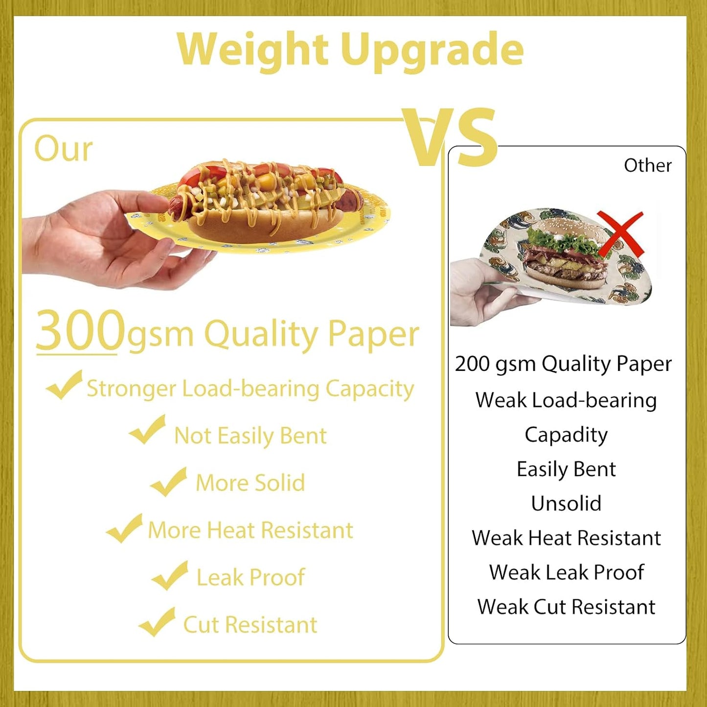 140Pcs Yellow Glitter Birthday Party Decorations Include Glitter Diamond Paper Plates, Napkins, Cups, Cutlery & Disposable Tableware for Birthday, Anniversary, Wedding (Yellow)