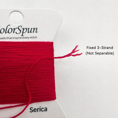 3-Strand Silk Needlepoint Thread, 10 Yard Smooth & Lustrous Silk Thread for Needlepoint, Hand Embroidery, Sewing & DIY Needlework to Family and Friends(Yellow)