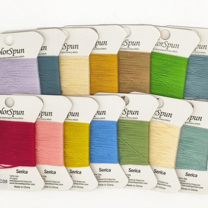 3-Strand Silk Needlepoint Thread, 10 Yard Smooth & Lustrous Silk Thread for Needlepoint, Hand Embroidery, Sewing & DIY Needlework to Family and Friends(Yellow)