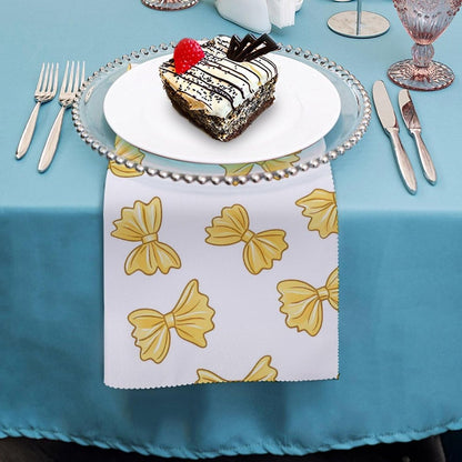 Yellow Bows Fashion Cloth Napkins Washable 18.7x18.7 Inches Christmas ‎Wedding Party