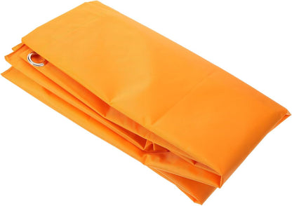 Replacement Janitorial Cart Bag Canvas Cleaning Supply Tote High Capacity Yellow Housekeeping Cleaning Cart Bag for Maintenance Staff