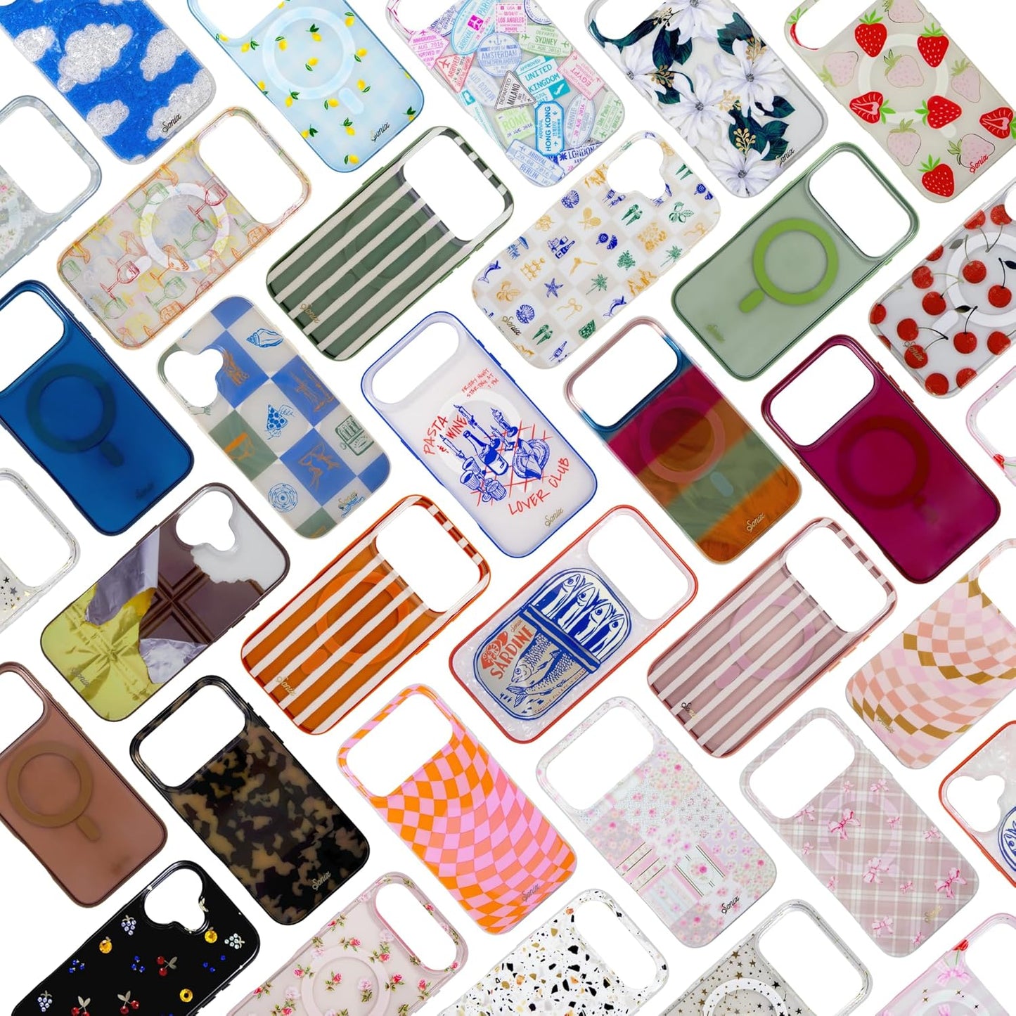 Case for iPhone 17 Pro Max | Compatible with MagSafe | 10ft Drop Tested | Lemon Gingham