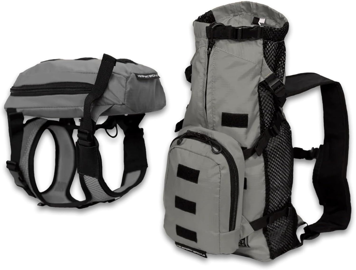 Walk-On - Medium, Buttercup Yellow - Ideal for Dogs with 17-19” Back Length - Lightweight, Packable, Backpack-Style Carrier - Includes Compatible Harness & Storage Bag