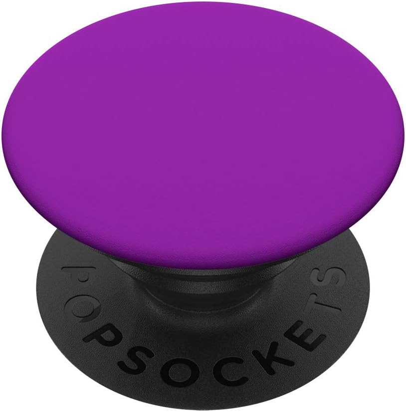 Grip Purple - Purple Color Grip PopSockets PopGrip: Swappable Grip for Phones & Tablets