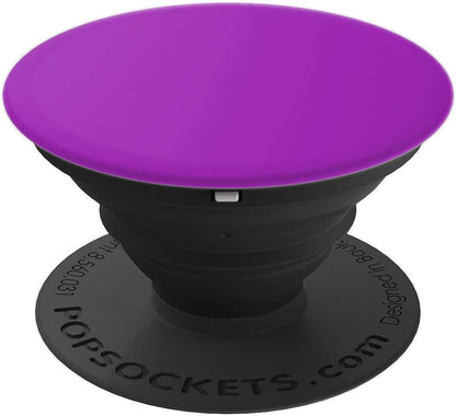 Grip Purple - Purple Color Grip PopSockets PopGrip: Swappable Grip for Phones & Tablets