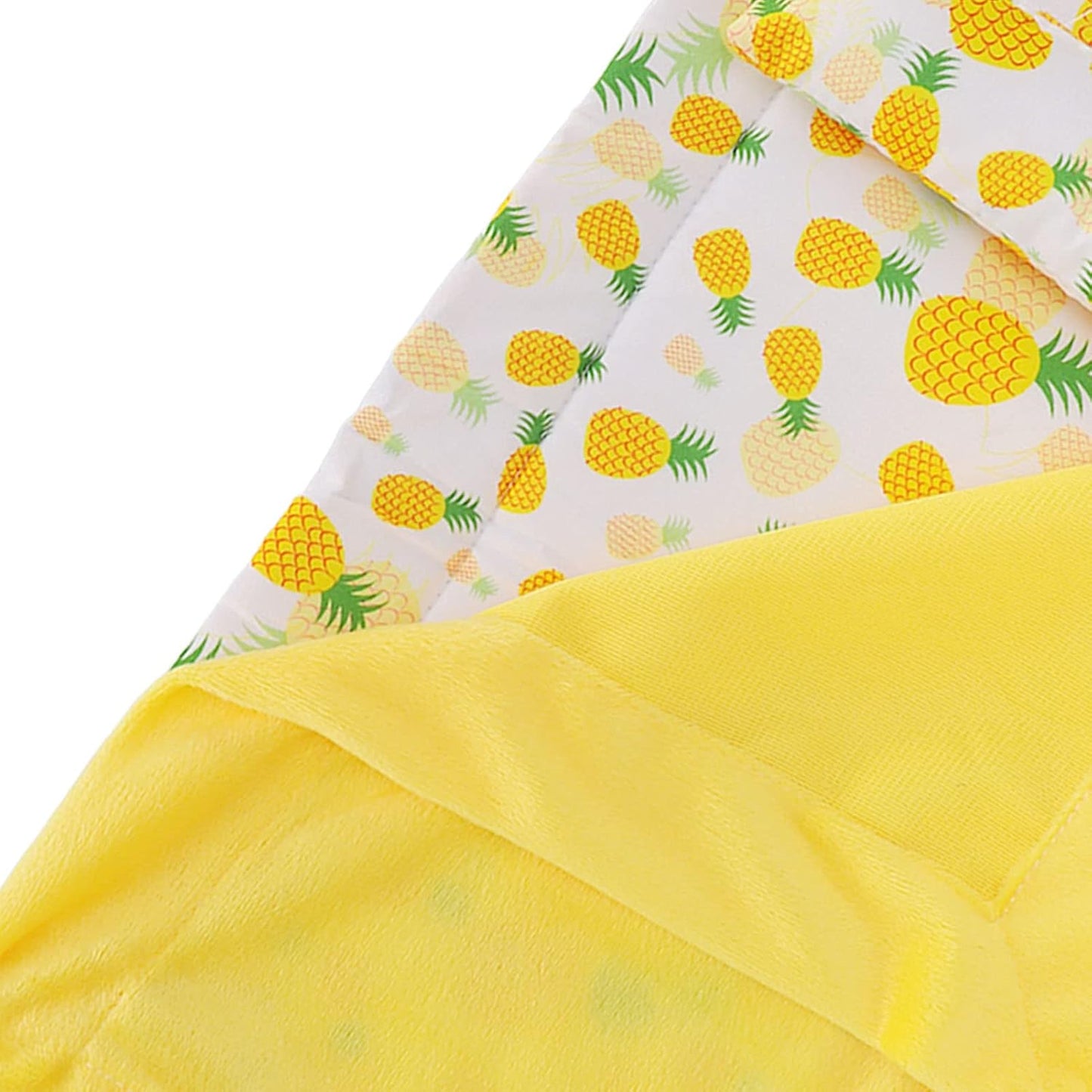 Reptile Sleeping Bag Soft Warm Bearded Dragon Bed Bearded Pet Bed with Pillow for Leopard Gecko Small Pet(Yellow)