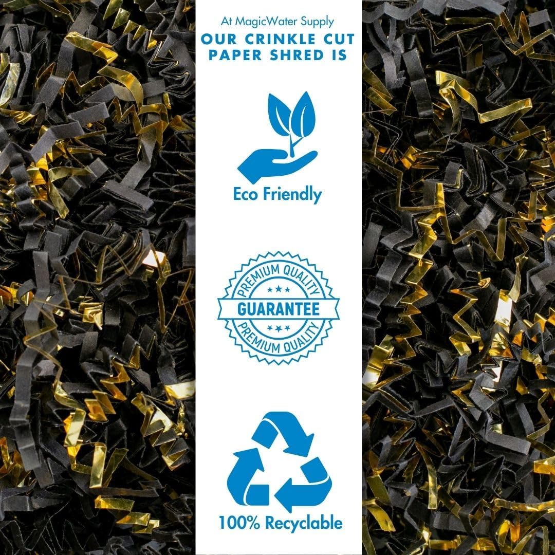 Crinkle Cut Paper Shred Filler - 1LB Kraft - Decorative & Protective Packaging for Bridesmaid Gifts & Bridesmaid Proposal Gifts Holiday Stuffers Birthdays Wedding & Anniversaries