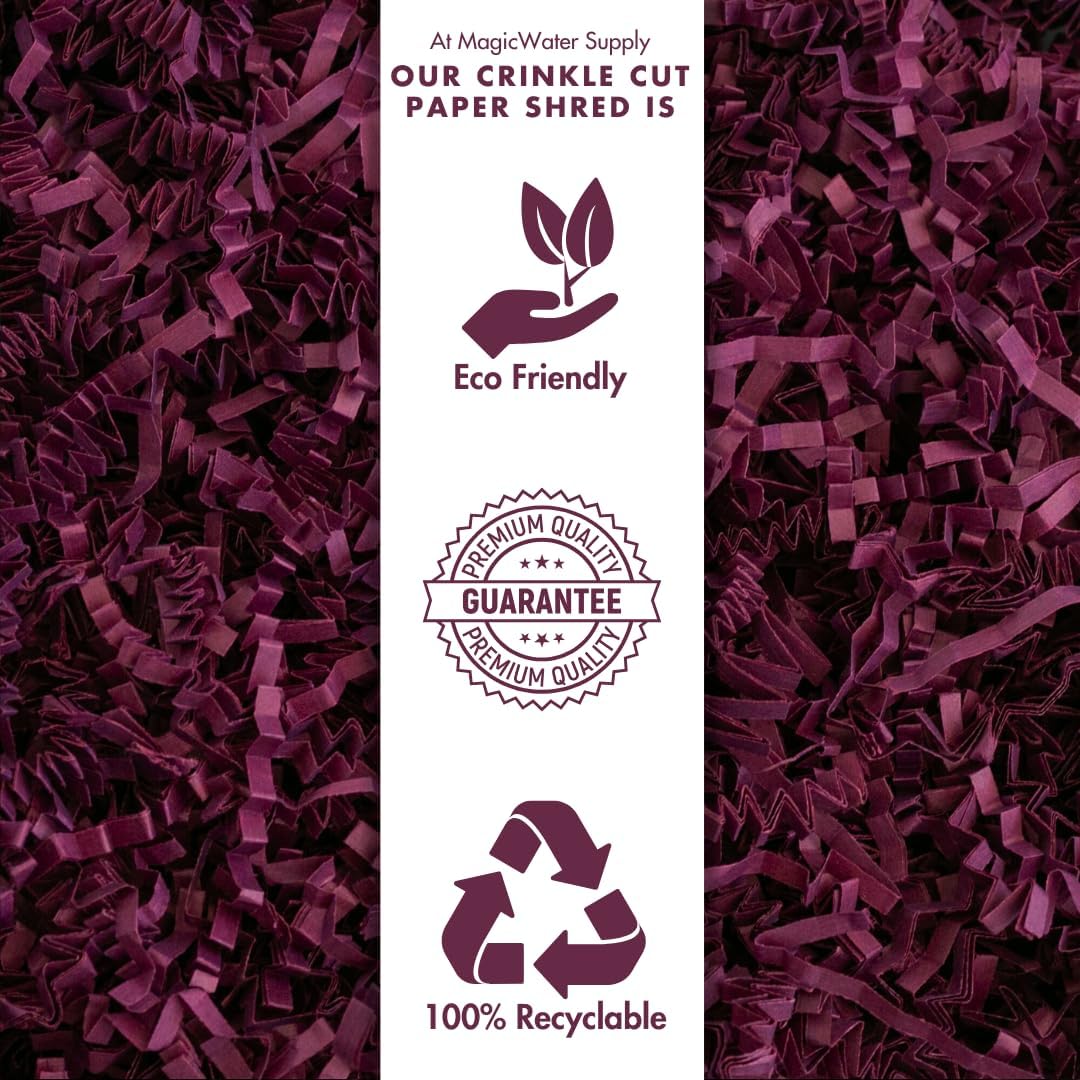 Crinkle Cut Paper Shred Filler - 1LB Kraft - Decorative & Protective Packaging for Bridesmaid Gifts & Bridesmaid Proposal Gifts Holiday Stuffers Birthdays Wedding & Anniversaries