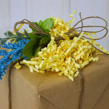 Crinkle Cut Paper Shred Filler - 1LB Kraft - Decorative & Protective Packaging for Bridesmaid Gifts & Bridesmaid Proposal Gifts Holiday Stuffers Birthdays Wedding & Anniversaries