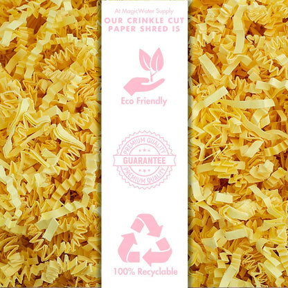 Crinkle Cut Paper Shred Filler - 1LB Kraft - Decorative & Protective Packaging for Bridesmaid Gifts & Bridesmaid Proposal Gifts Holiday Stuffers Birthdays Wedding & Anniversaries