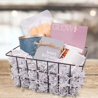 Crinkle Cut Paper Shred Filler - 1LB Kraft - Decorative & Protective Packaging for Bridesmaid Gifts & Bridesmaid Proposal Gifts Holiday Stuffers Birthdays Wedding & Anniversaries