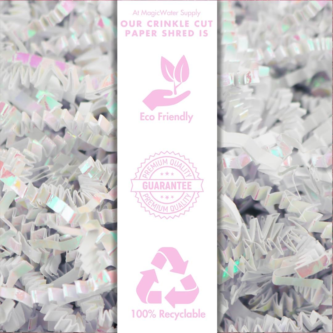 Crinkle Cut Paper Shred Filler - 1LB Kraft - Decorative & Protective Packaging for Bridesmaid Gifts & Bridesmaid Proposal Gifts Holiday Stuffers Birthdays Wedding & Anniversaries