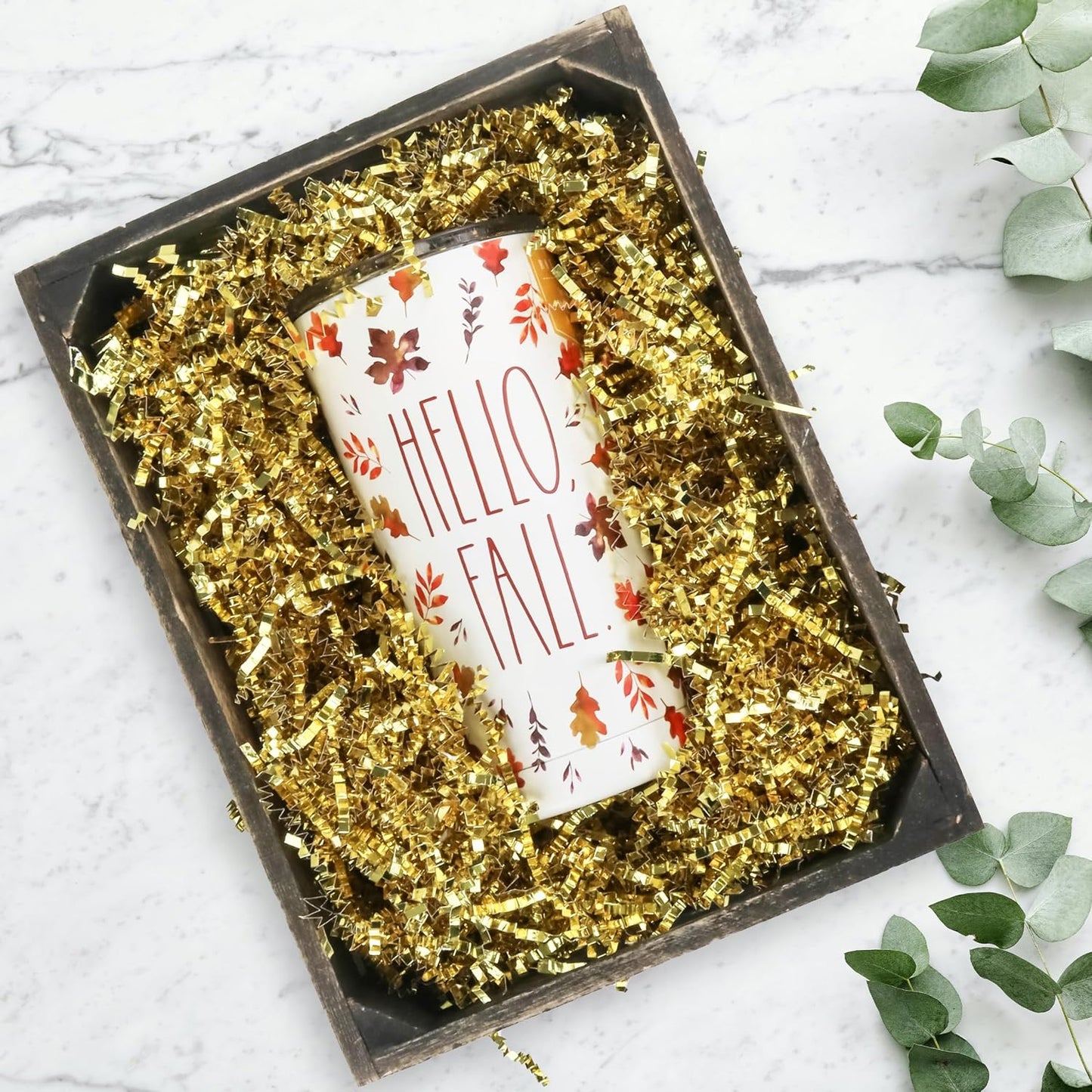 Crinkle Cut Paper Shred Filler - 1LB Kraft - Decorative & Protective Packaging for Bridesmaid Gifts & Bridesmaid Proposal Gifts Holiday Stuffers Birthdays Wedding & Anniversaries