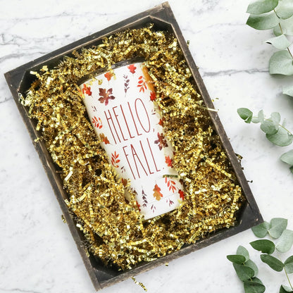 Crinkle Cut Paper Shred Filler - 1LB Kraft - Decorative & Protective Packaging for Bridesmaid Gifts & Bridesmaid Proposal Gifts Holiday Stuffers Birthdays Wedding & Anniversaries