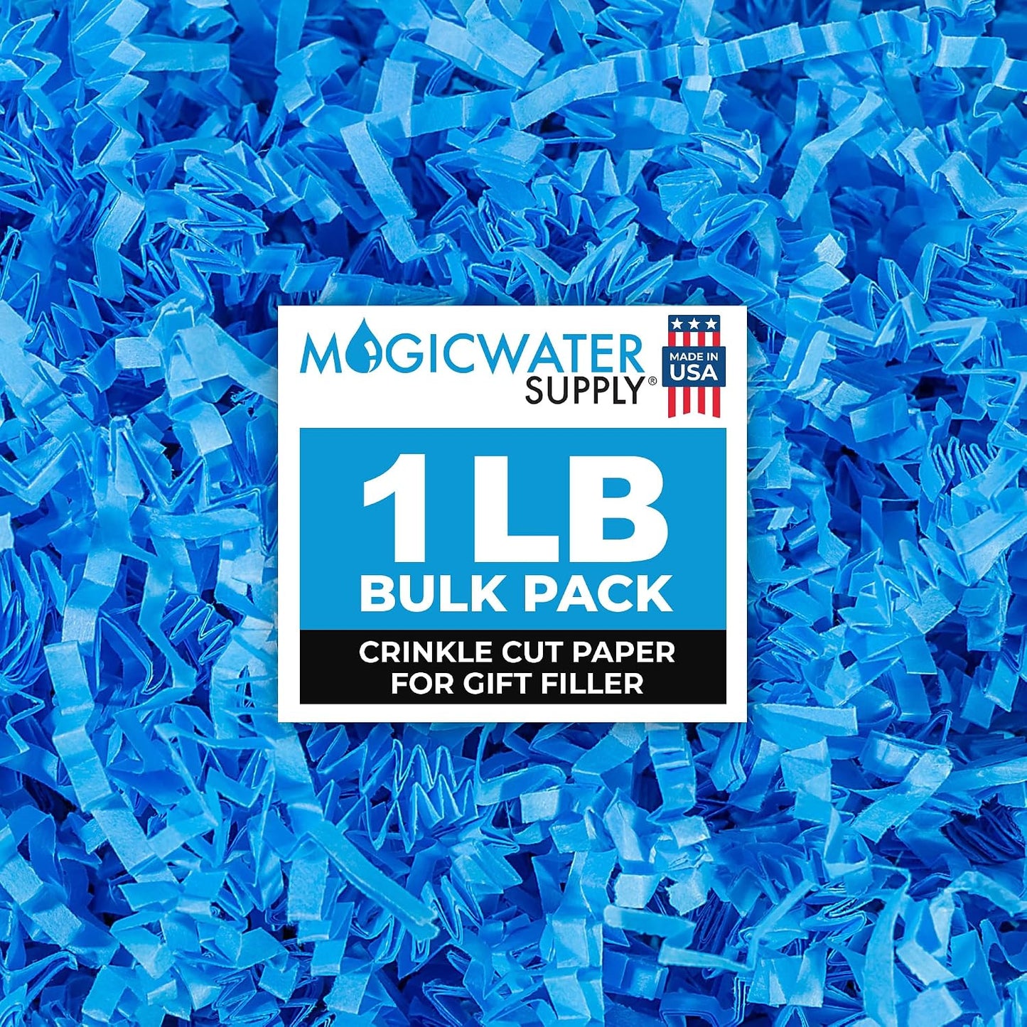 Crinkle Cut Paper Shred Filler - 1LB Kraft - Decorative & Protective Packaging for Bridesmaid Gifts & Bridesmaid Proposal Gifts Holiday Stuffers Birthdays Wedding & Anniversaries