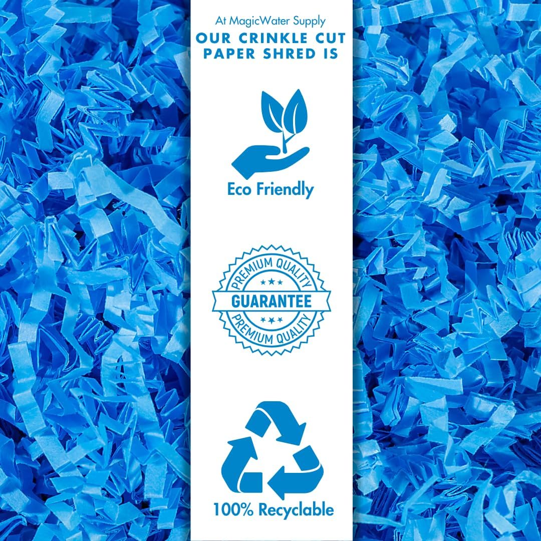 Crinkle Cut Paper Shred Filler - 1LB Kraft - Decorative & Protective Packaging for Bridesmaid Gifts & Bridesmaid Proposal Gifts Holiday Stuffers Birthdays Wedding & Anniversaries