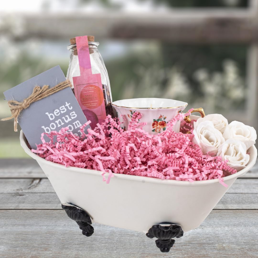 Crinkle Cut Paper Shred Filler - 1LB Kraft - Decorative & Protective Packaging for Bridesmaid Gifts & Bridesmaid Proposal Gifts Holiday Stuffers Birthdays Wedding & Anniversaries
