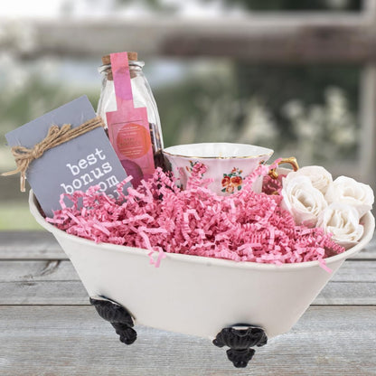 Crinkle Cut Paper Shred Filler - 1LB Kraft - Decorative & Protective Packaging for Bridesmaid Gifts & Bridesmaid Proposal Gifts Holiday Stuffers Birthdays Wedding & Anniversaries