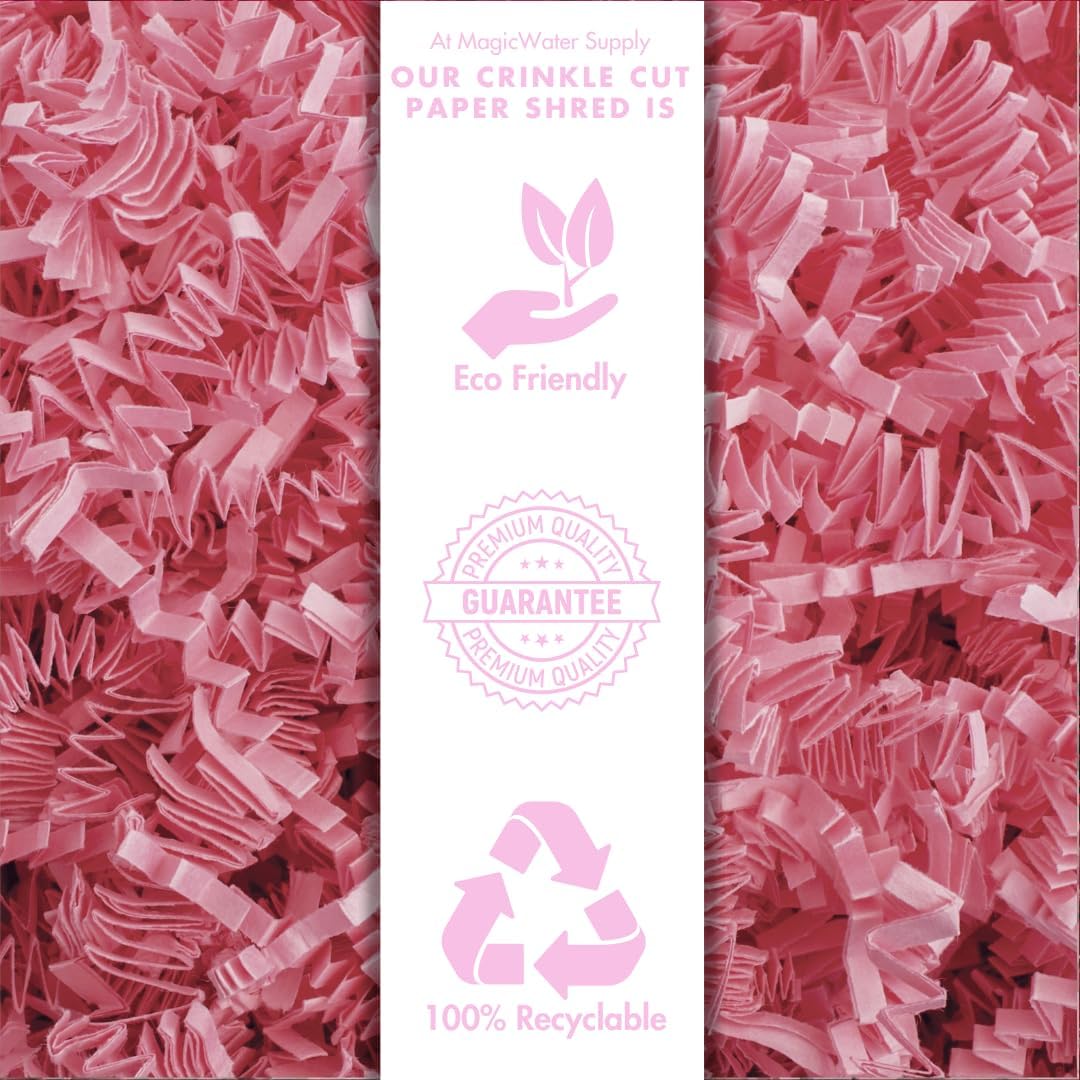 Crinkle Cut Paper Shred Filler - 1LB Kraft - Decorative & Protective Packaging for Bridesmaid Gifts & Bridesmaid Proposal Gifts Holiday Stuffers Birthdays Wedding & Anniversaries