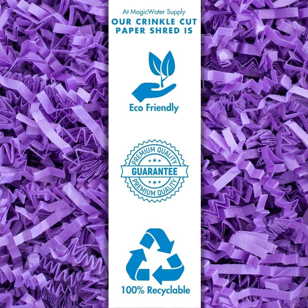 Crinkle Cut Paper Shred Filler - 1LB Kraft - Decorative & Protective Packaging for Bridesmaid Gifts & Bridesmaid Proposal Gifts Holiday Stuffers Birthdays Wedding & Anniversaries