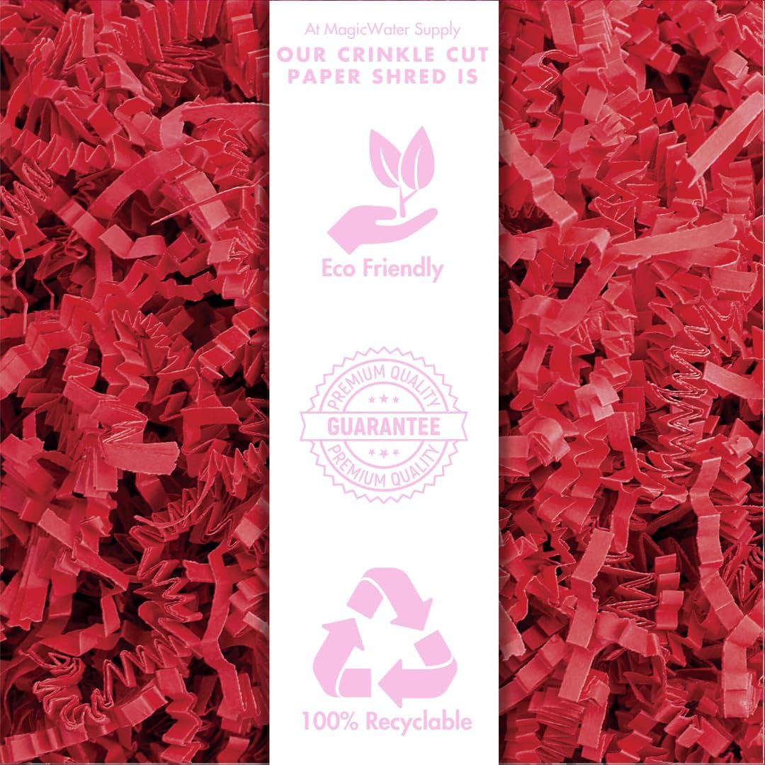Crinkle Cut Paper Shred Filler - 1LB Kraft - Decorative & Protective Packaging for Bridesmaid Gifts & Bridesmaid Proposal Gifts Holiday Stuffers Birthdays Wedding & Anniversaries