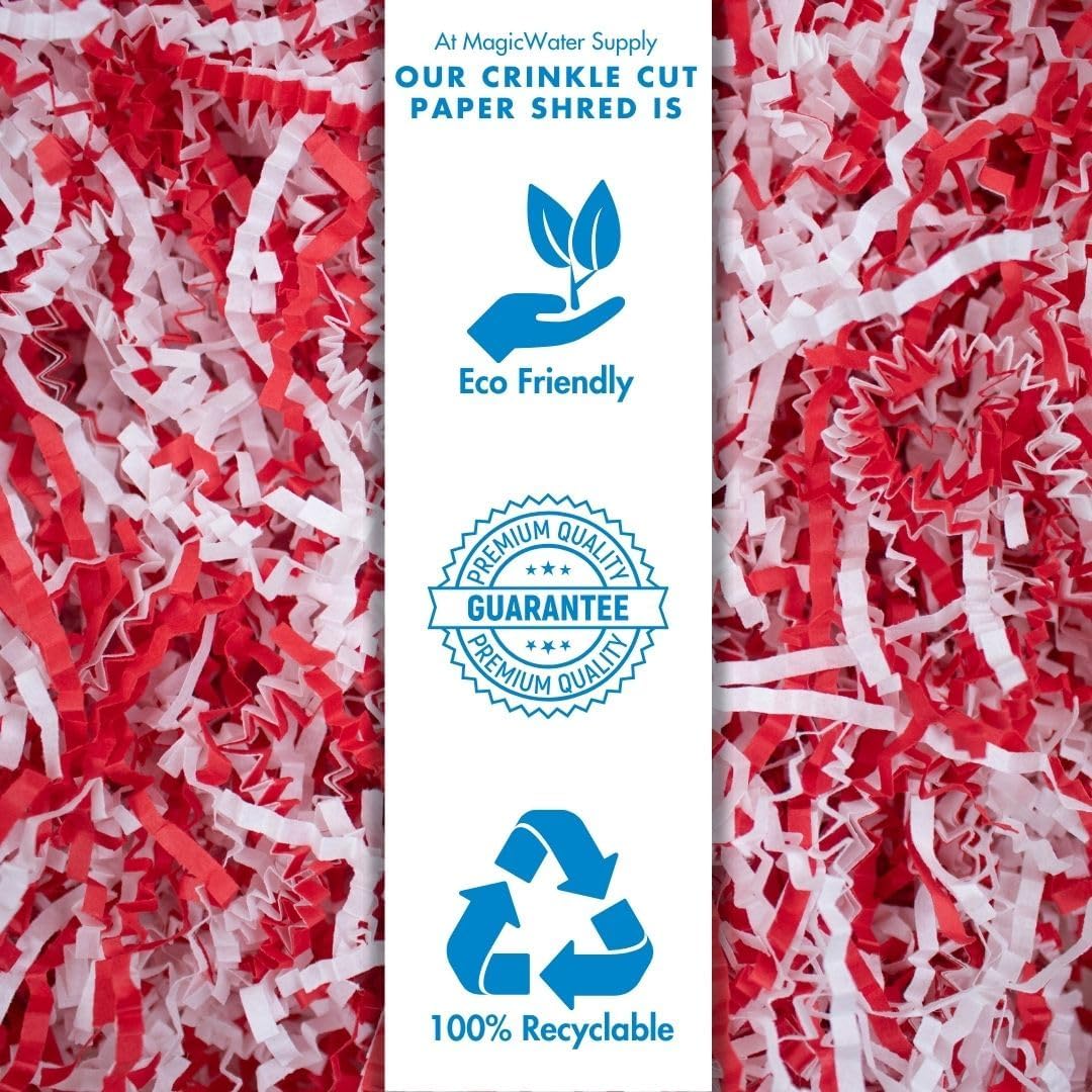 Crinkle Cut Paper Shred Filler - 1LB Kraft - Decorative & Protective Packaging for Bridesmaid Gifts & Bridesmaid Proposal Gifts Holiday Stuffers Birthdays Wedding & Anniversaries