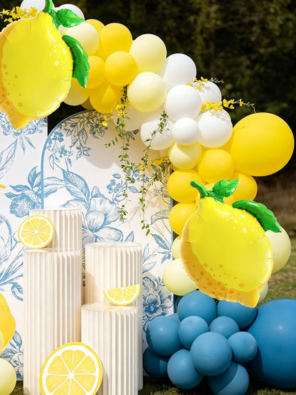 Yellow Lemon Balloons,Lemonade Balloons for Freshly Graduated Lemon Decor,She Found Her Main Squeeze Bridal Shower,Summer Lemonade Decor,Citrus Glam,Costal,A drop older lemon party decor