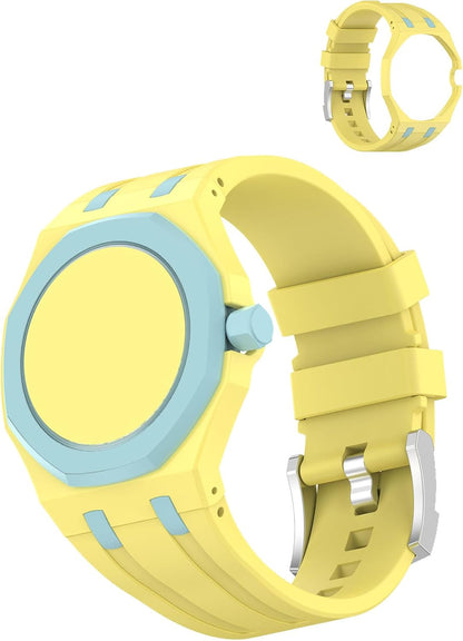 for Swatch Royal Pop Watch Silicone Sport Band,Durable Outdoor Strap,Soft Breathable Wristband Replacement for Fitness,Hiking,Running,Everyday Wear