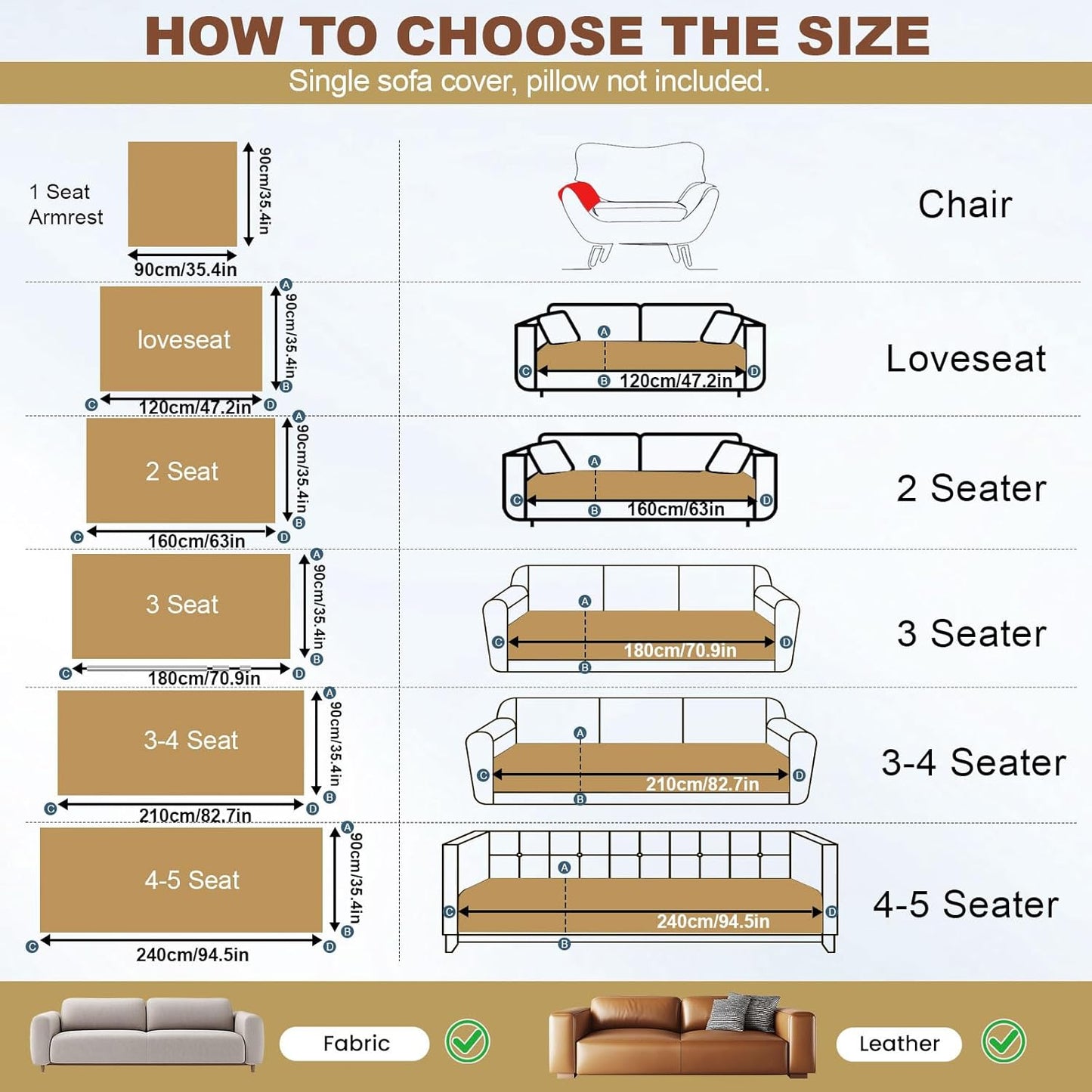 Mustard Yellow Couch Cover for Dogs, 100% Waterproof Anti-Scratch Cat Full Furniture Protector, Non Slip Stain Resistant Sofa Cover for Living Rooms, Pet-Friendly Sofa Slipcover-35.4X94.5IN