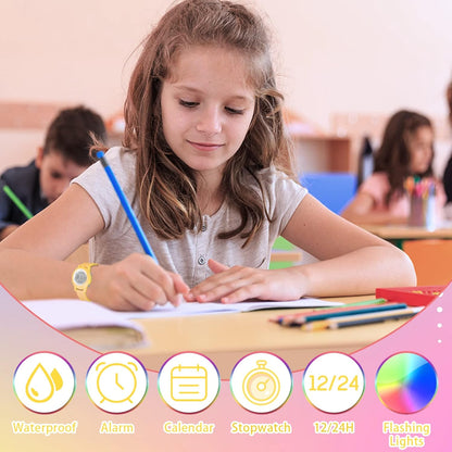 Watches for Girls Boys, LED Waterproof Watches for Kids - Best Kids Gifts