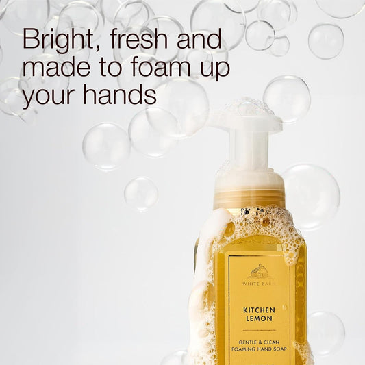 Kitchen Lemon Gentle & Clean Foaming Hand Soap - Germ-Cleansing Hand Soap with Gentle Cleansing & Conditioning Formula - Dermatologist Approved - Thoughtful Gift - 3-Pack